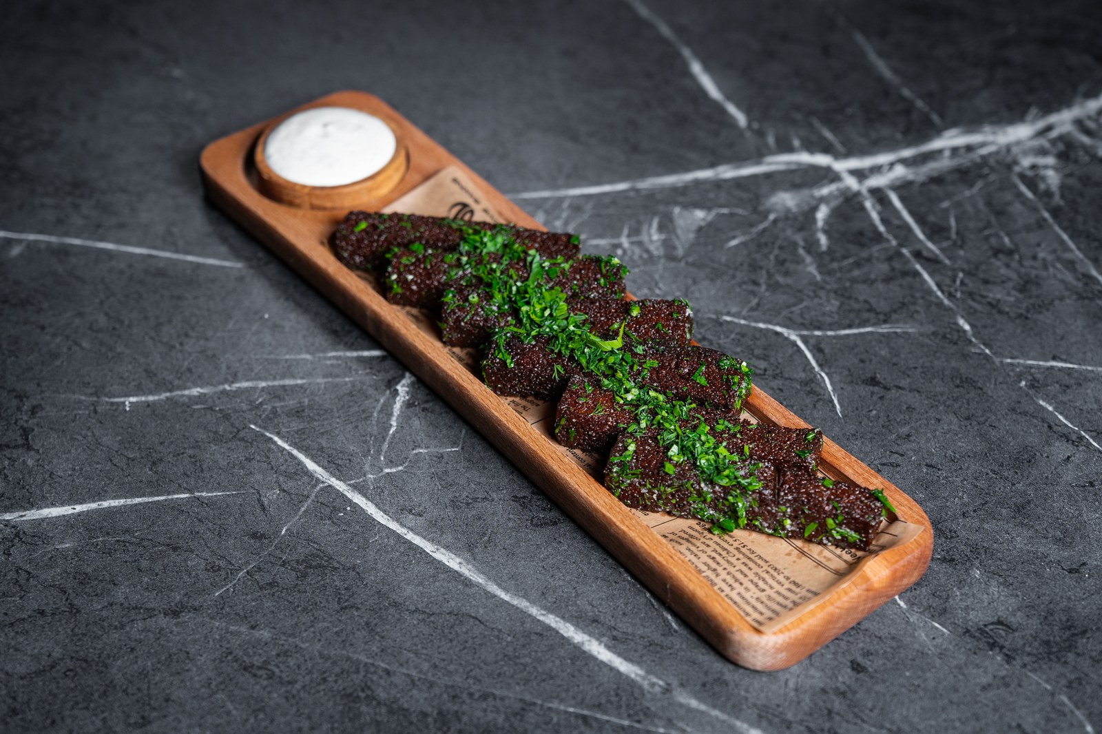 Гренки чесночные